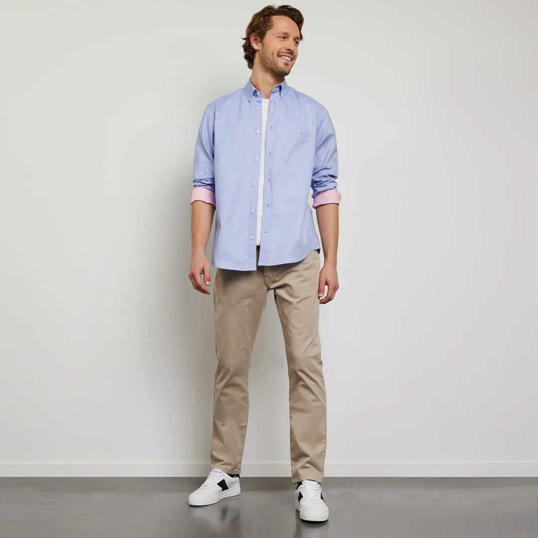EDEN PARK COTTON SHIRT - BLUE