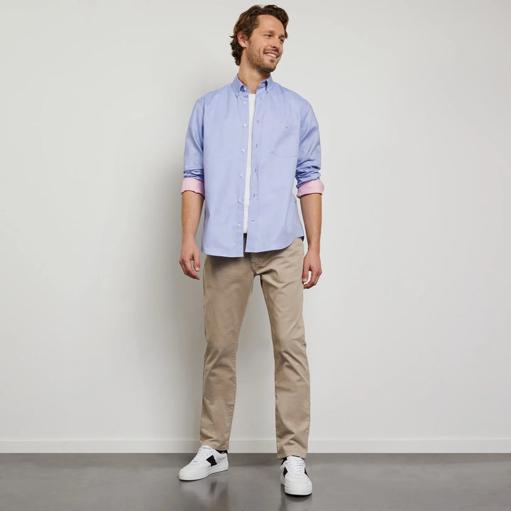 EDEN PARK COTTON SHIRT - BLUE