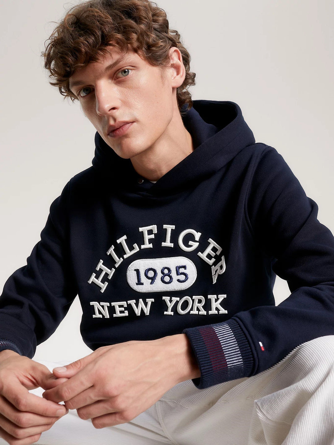 TH MONOTYPE COLLEGIATE HOODIE - NAVY
