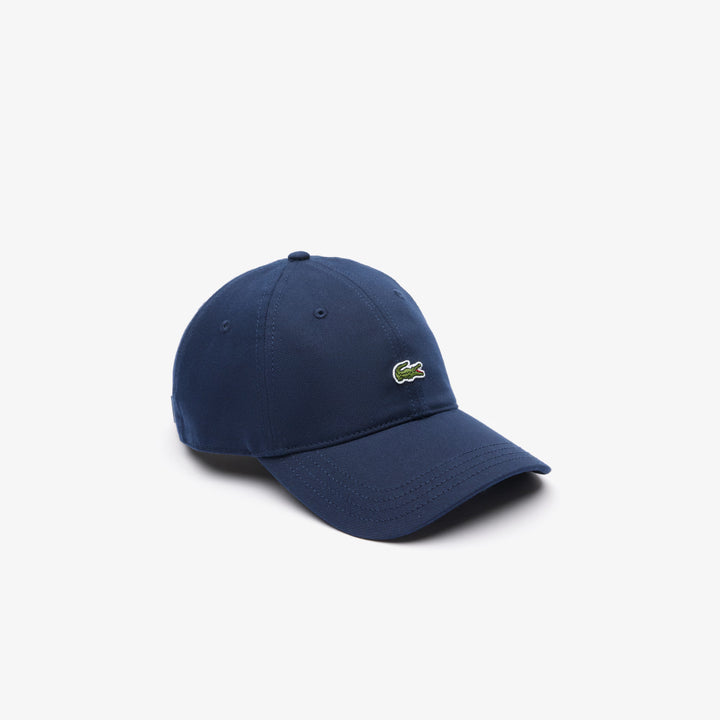 LACOSTE COTTON TWILL CAP - NAVY