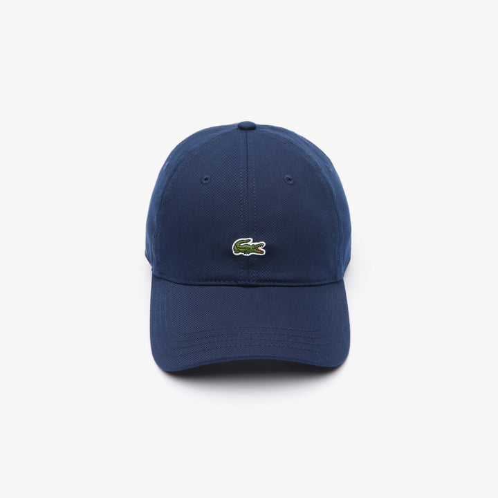 LACOSTE COTTON TWILL CAP - NAVY