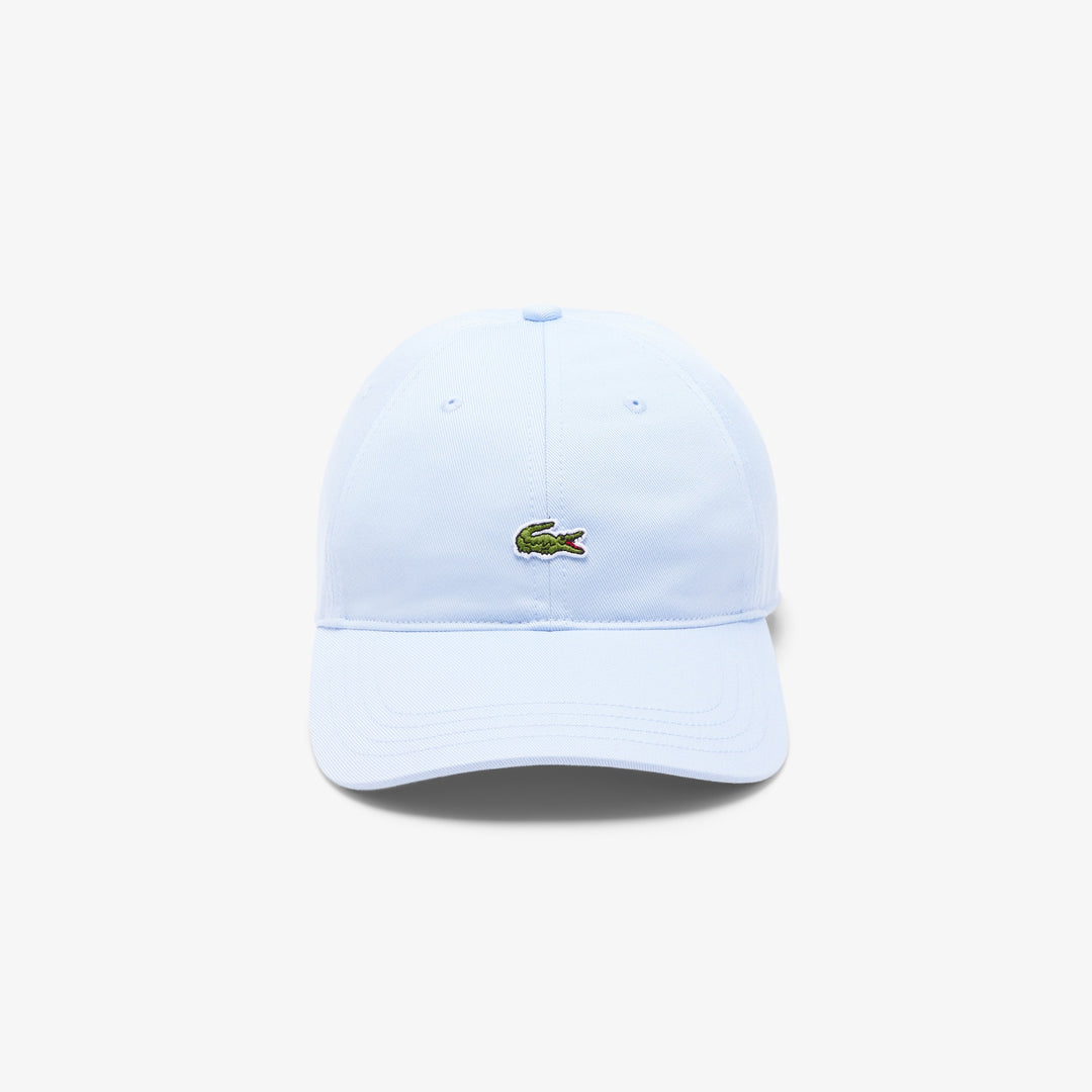 LACOSTE COTTON TWILL CAP - LIGHT BLUE
