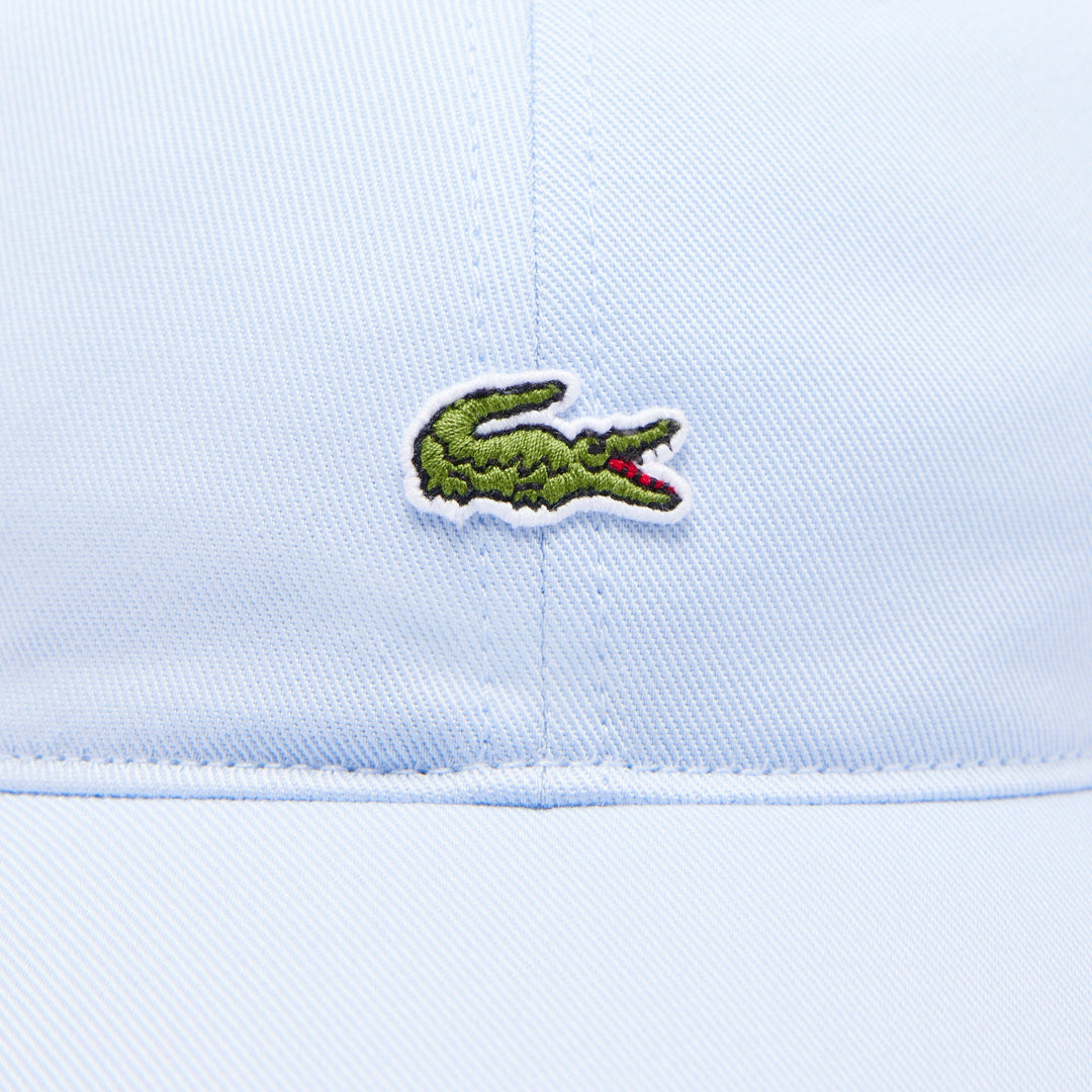 LACOSTE COTTON TWILL CAP - LIGHT BLUE