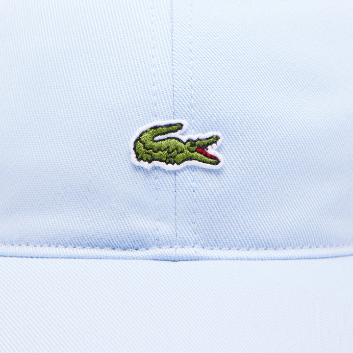 LACOSTE COTTON TWILL CAP - LIGHT BLUE