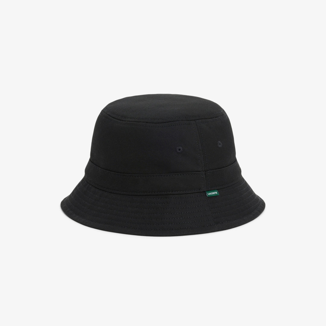 LACOSTE BUCKET HAT - BLACK