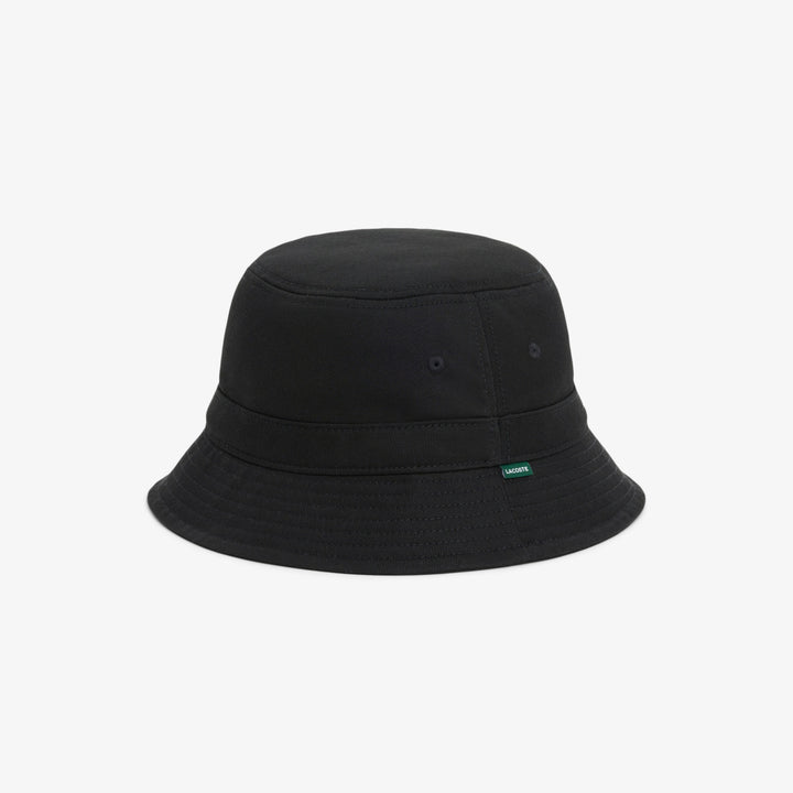 LACOSTE BUCKET HAT - BLACK