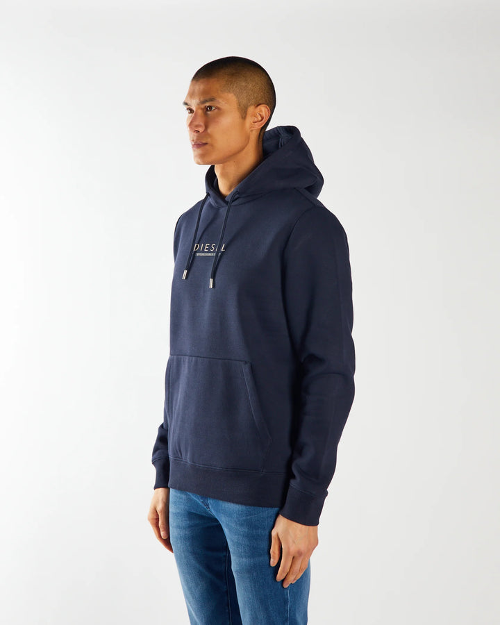 DIESEL RONALD HOODIE - SALUTE NAVY