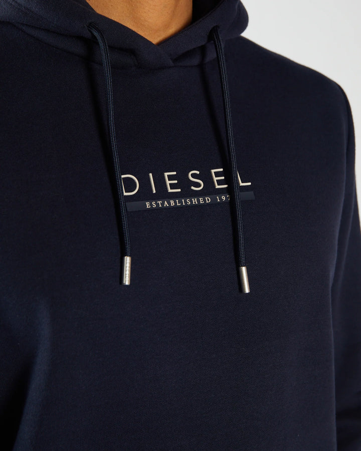 DIESEL RONALD HOODIE - SALUTE NAVY