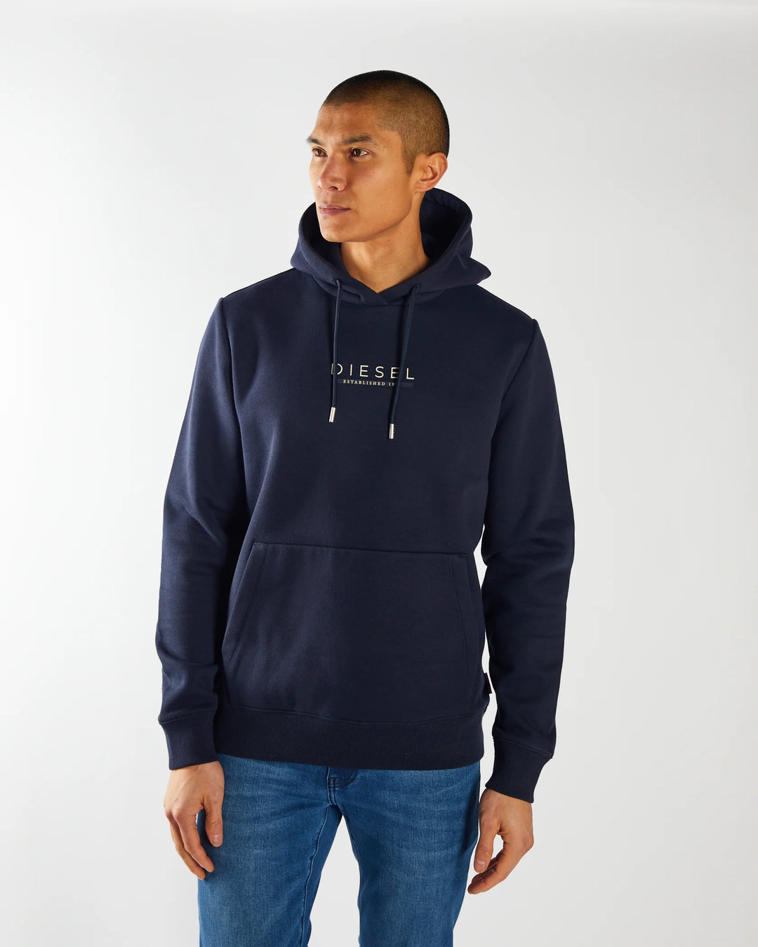 DIESEL RONALD HOODIE - SALUTE NAVY