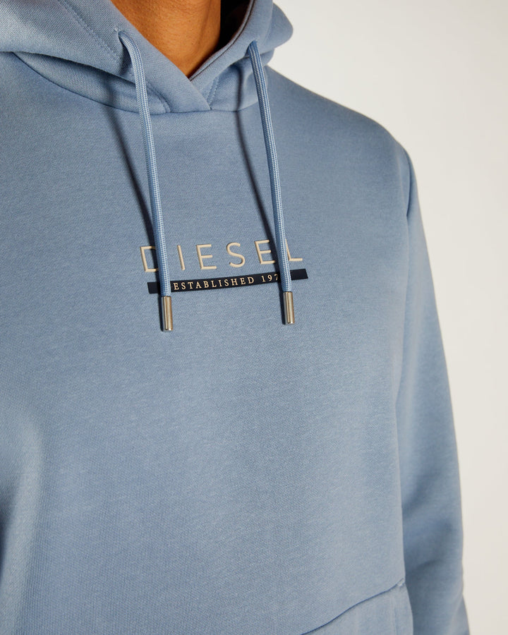DIESEL RONALD HOODIE - CIELO BLUE