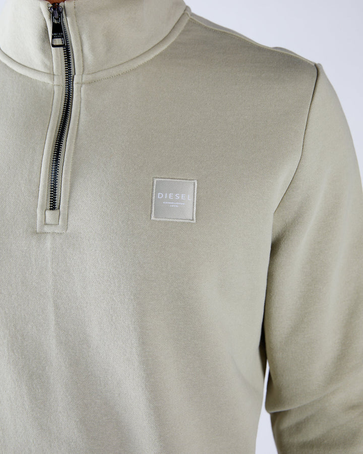 DIESEL ROTH 1/2 ZIP - ABBEY STONE