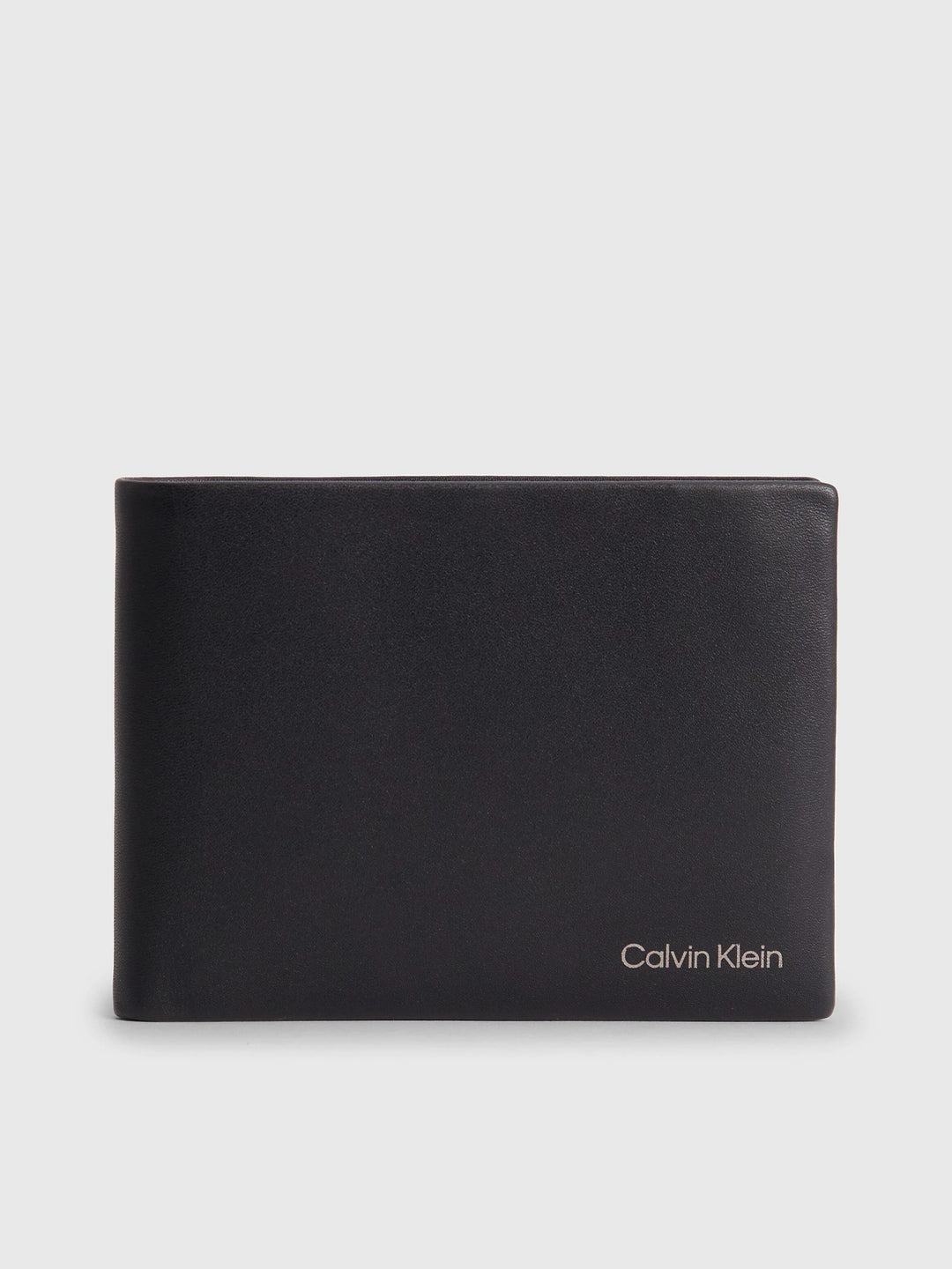 CK CONCISE BIFOLD 5CC W/COIN L - BLACK