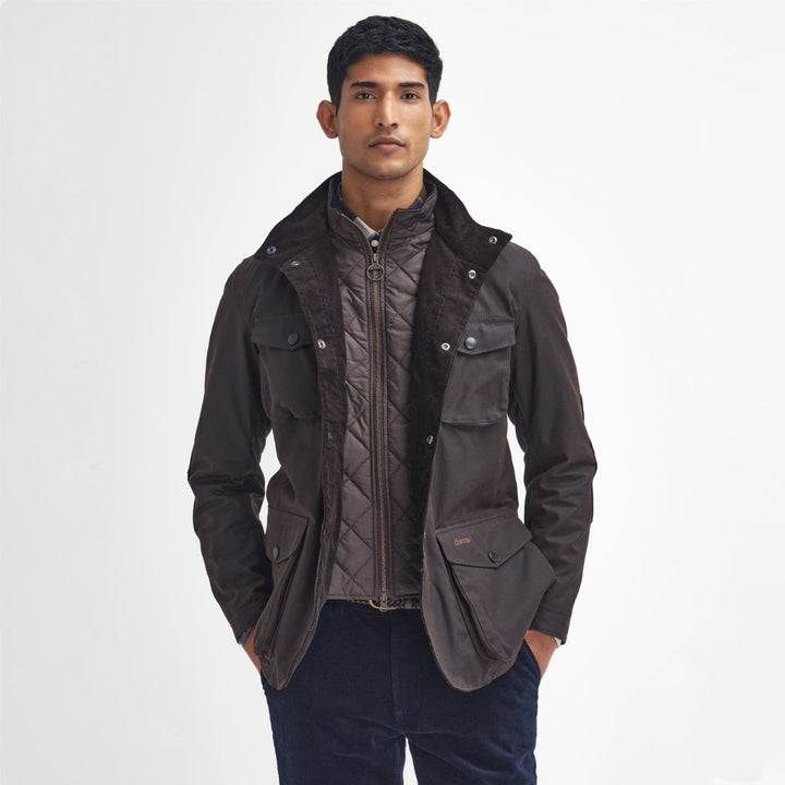 BARBOUR OGSTON WAX JACKET - RUSTIC