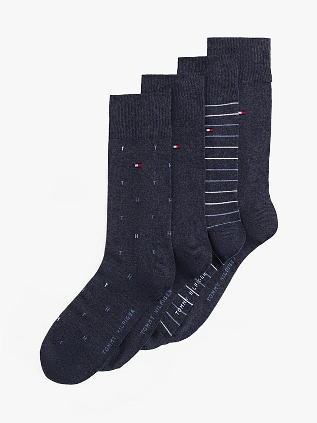 TH MEN SOCK 4P TIN GIFTBOX -  JEANS