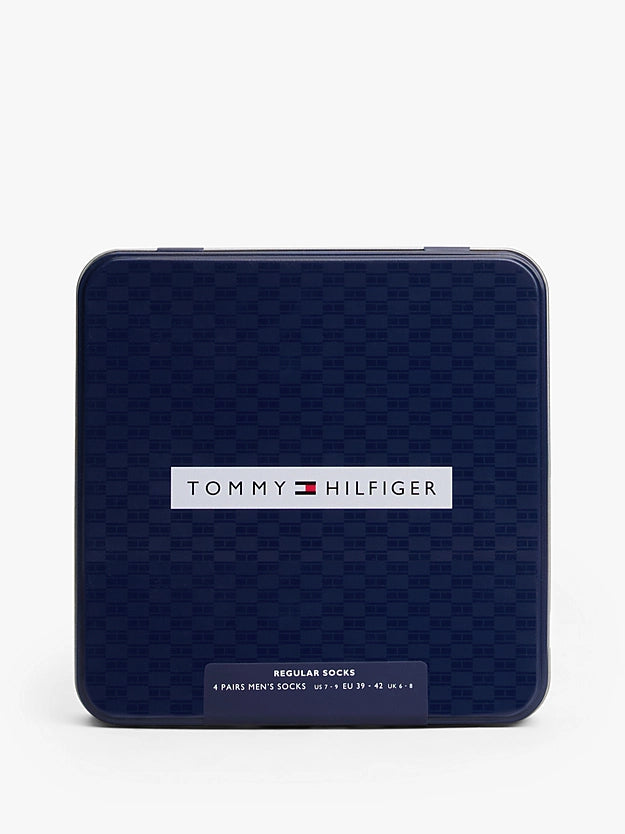 TH MEN SOCK 4P TIN GIFTBOX -  JEANS