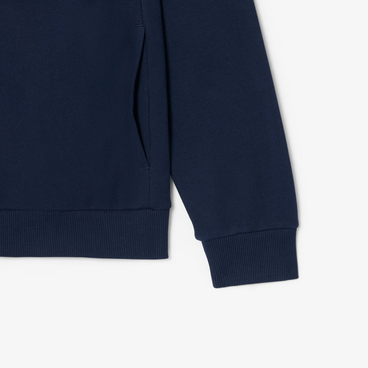 LACOSTE FULL ZIP FLEECE - NAVY BLUE