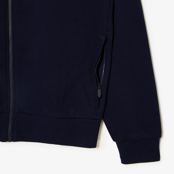 LACOSTE FULL ZIP SWEAT - NAVY