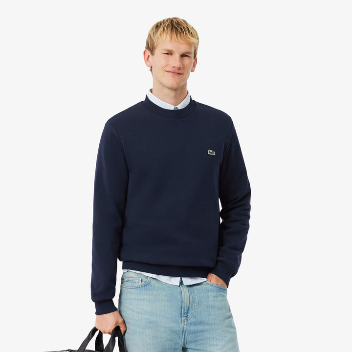 LACOSTE CLASSIC FLEECE SWEAT - NAVY