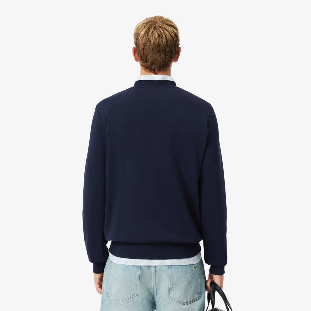 LACOSTE CLASSIC FLEECE SWEAT - NAVY