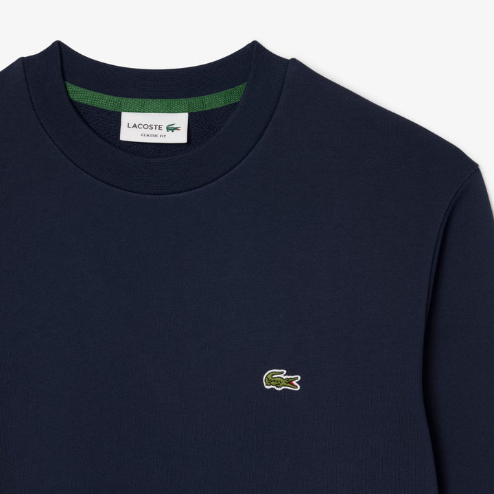 LACOSTE CLASSIC FLEECE SWEAT - NAVY
