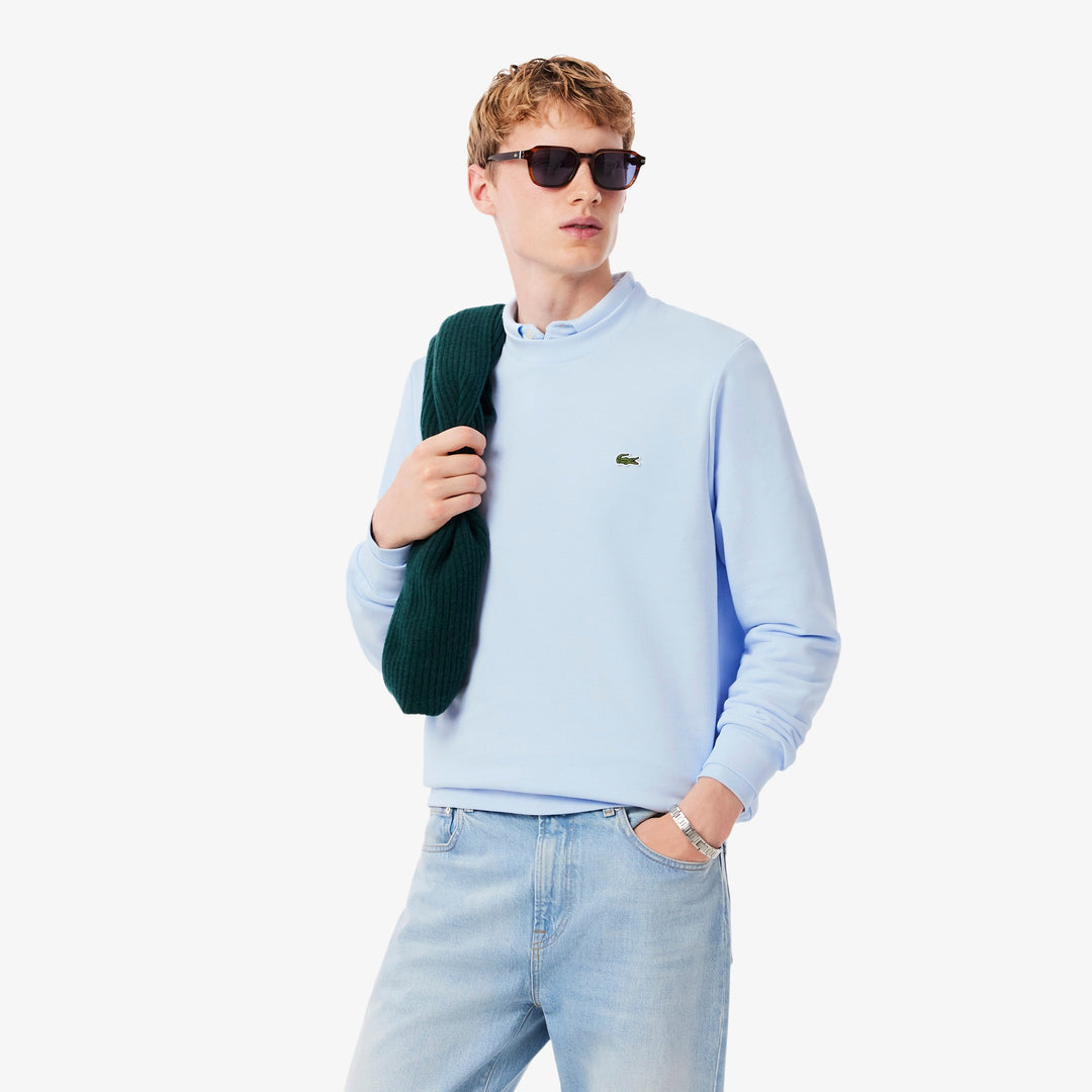 LACOSTE CLASSIC FLEECE SWEAT - LIGHT BLUE