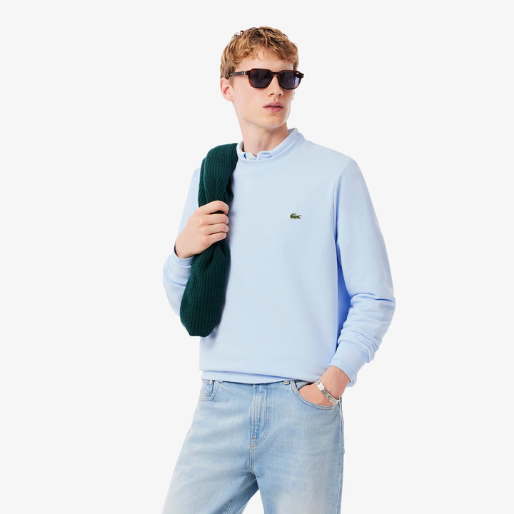 LACOSTE CLASSIC FLEECE SWEAT - LIGHT BLUE