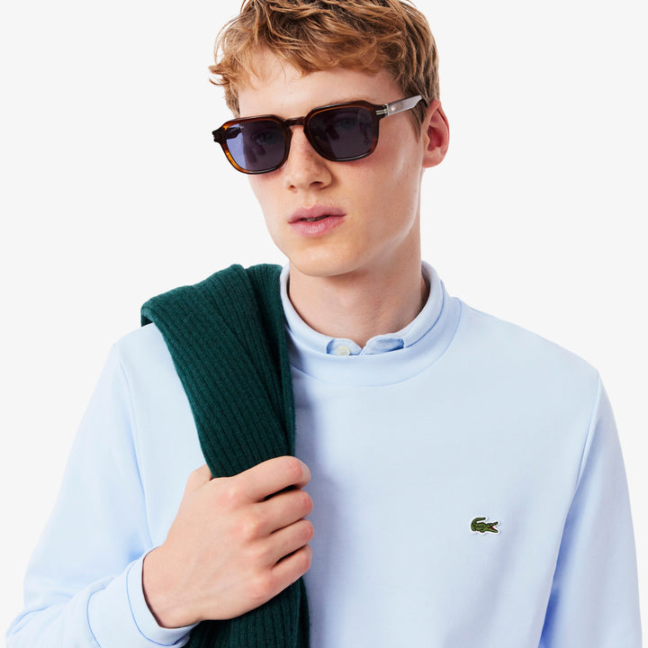 LACOSTE CLASSIC FLEECE SWEAT - LIGHT BLUE