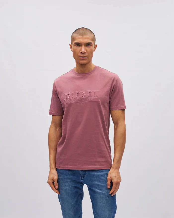 DIESEL SHAY TEE - SMOKEY MAUVE