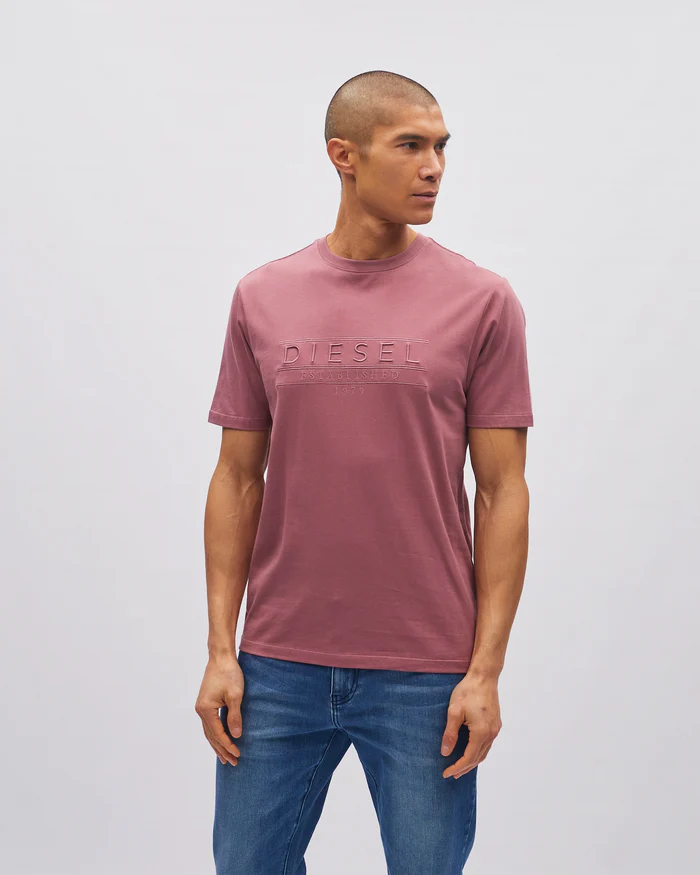 DIESEL SHAY TEE - SMOKEY MAUVE