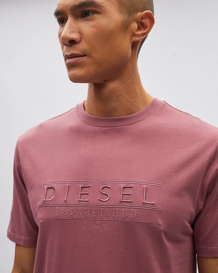 DIESEL SHAY TEE - SMOKEY MAUVE