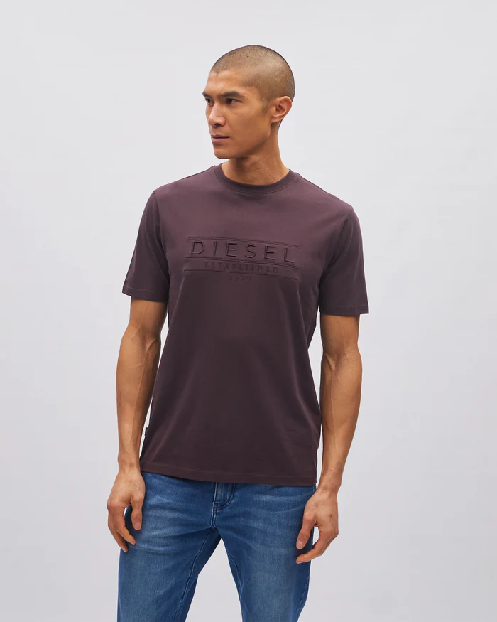 DIESEL SHAY TEE - DARK PRUNE