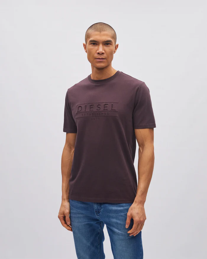 DIESEL SHAY TEE - DARK PRUNE