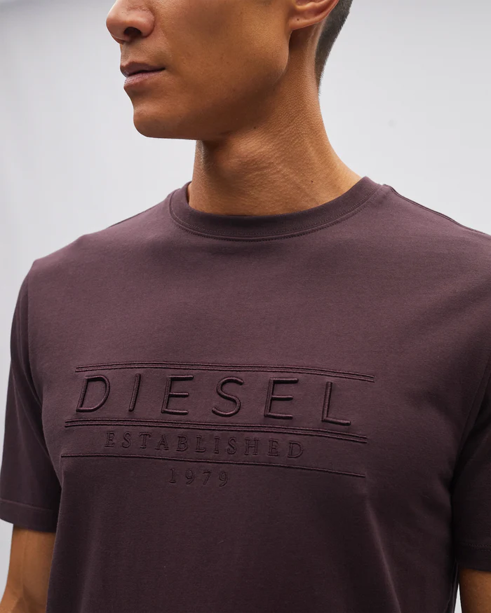 DIESEL SHAY TEE - DARK PRUNE
