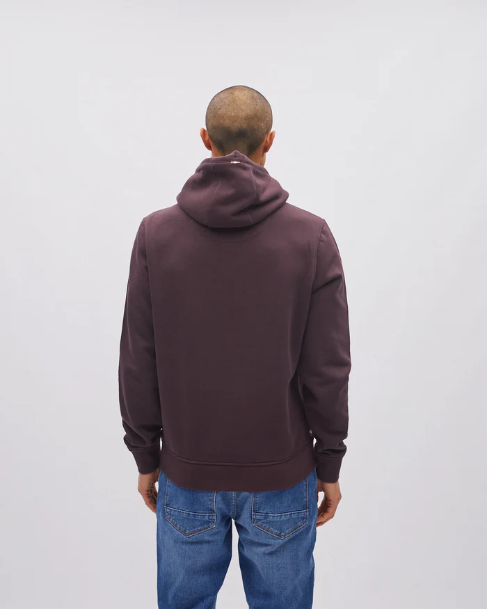 DIESEL SLATER HOODIE - DARK PRUNE