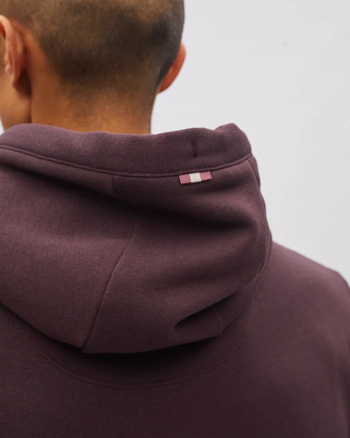 DIESEL SLATER HOODIE - DARK PRUNE