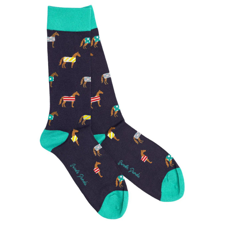 SWOLE PANDA SP434-S HORSE SOCKS