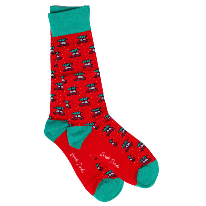 SWOLE PANDA SP460-L XMAS CAR SOCKS