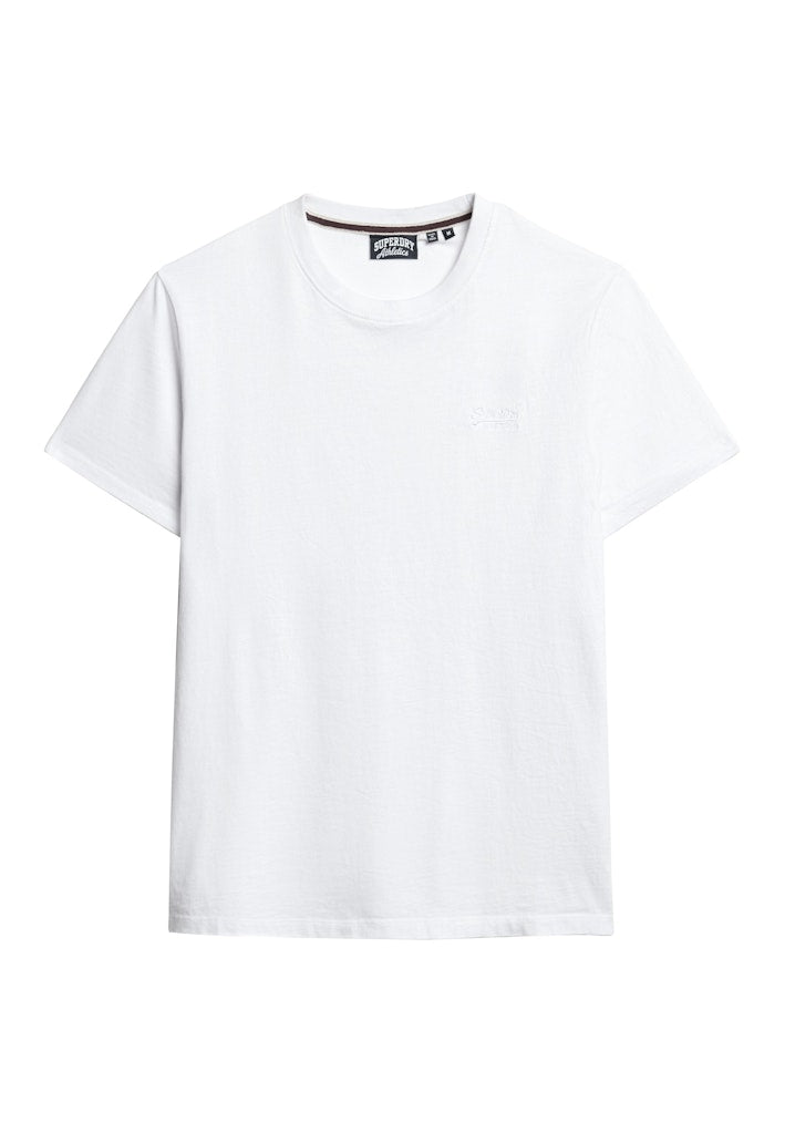 SUPERDRY ESS LOGO EMB TEE - OPTIC
