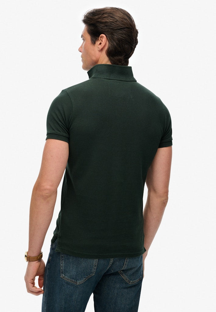SUPERDRY VINTAGE ATHLETIC POLO - EAGLE GREEN