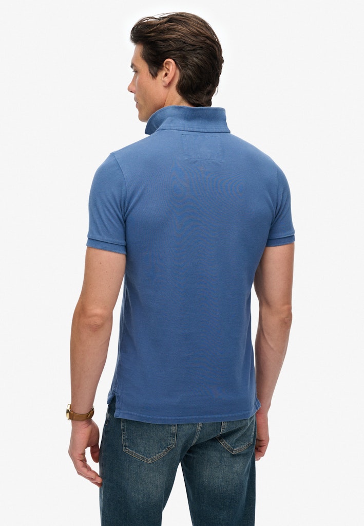 SUPERDRY VINTAGE ATHLETIC POLO - BAY BLUE