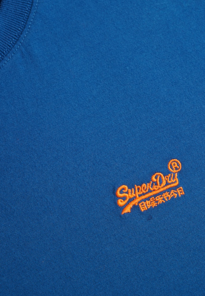 SUPERDRY ESS LOGO EMB TEE - MONACO BLUE