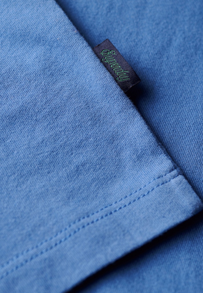 SUPERDRY ESS LOGO EMB TEE - MONACO BLUE