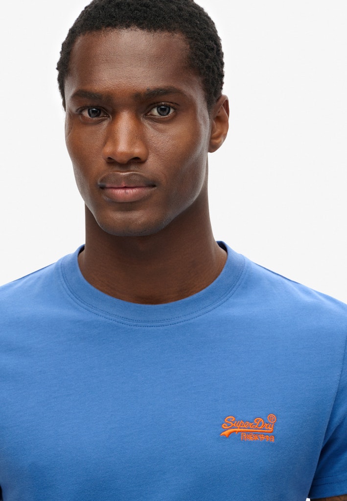 SUPERDRY ESS LOGO EMB TEE - MONACO BLUE