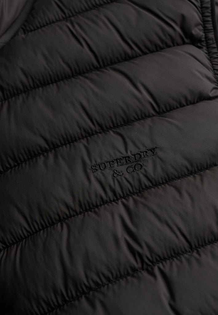 SUPERDRY FUJI LITE PADDED GILET - BLACK