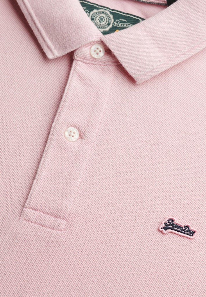 SUPERDRY CLASSIC PIQUE POLO - MON PINK