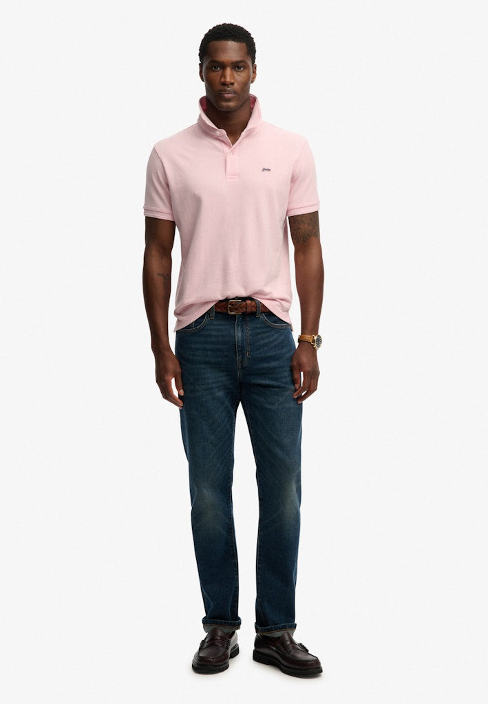 SUPERDRY CLASSIC PIQUE POLO - MON PINK