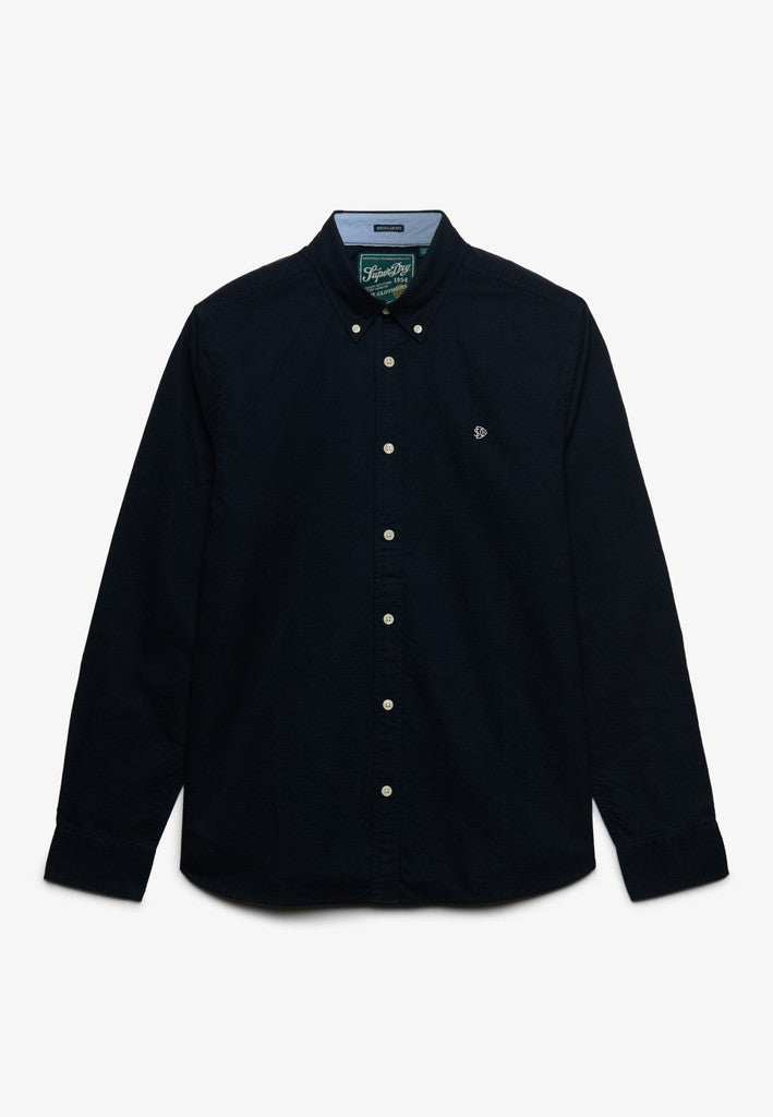 SUPERDRY PREPPY OXFORD L/S SHIRT - NAVY