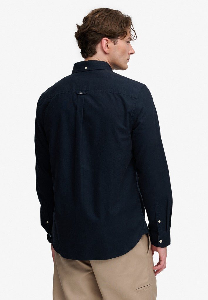 SUPERDRY PREPPY OXFORD L/S SHIRT - NAVY