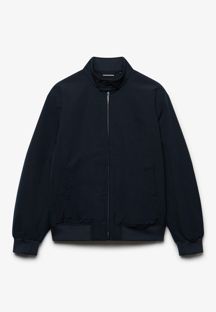 SUPERDRY CAMPUS PADDED HARRINGTON - NAVY