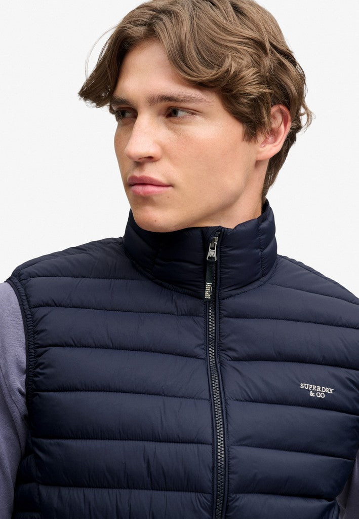 SUPERDRY FUJI LITE PADDED GILET - NAVY